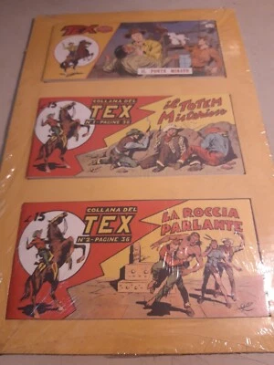  Fumetti Tex Striscia Anastatica n. 1 - 2 più  Inedito n. 1 Nuove in blister — 第 1/2 张图片