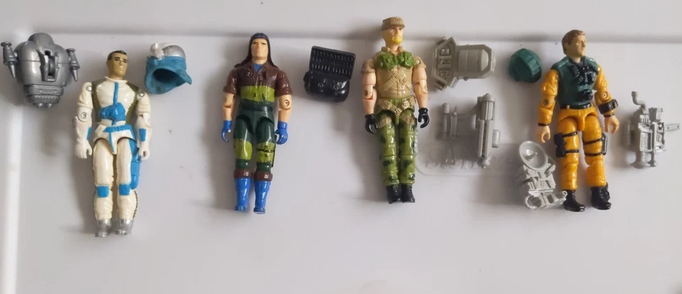 GI Joe 1989 Lot of 4 ARAH Slaughter's Marauders Hasbro Not Complete  - Image 1 of 1