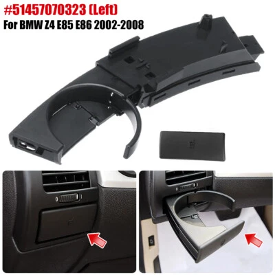Para BMW Z4 E85 E86 2003-2008 Salpicadero Delantero Portavasos Lado del Conductor Izquierdo Foto 1 de 4