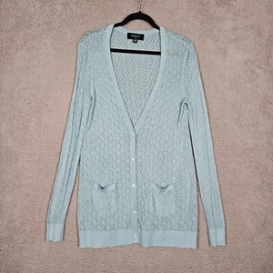JASON WU FOR Target Women’s Blue Pointelle Cardigan Size M - Picture 1 of 10