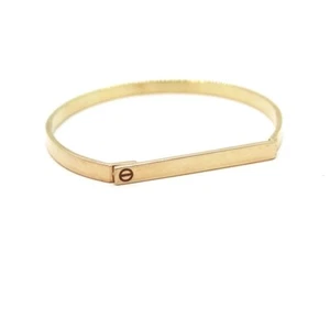 Bracciale in Argento Rigido - Gold - Picture 1 of 1