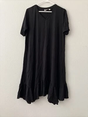 Vestido manga codo rayón 230 LOGO by Lori Goldstein - negro (talla PM) A606869 - Foto 1 de 3