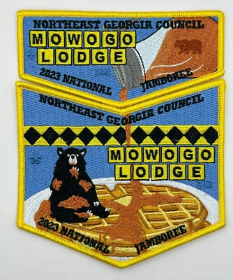 OA Mowogo Lodge 243 Northeast Georgia Council 2023 NJ 2-pc WAFFLE HOUSE SET - Image 1 of 2