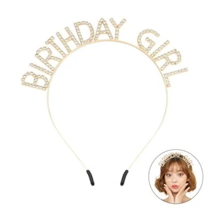 Birthday Girl Birthday Crown Birthday Headband Birthday Tiara for Women Birth... - Picture 1 of 6