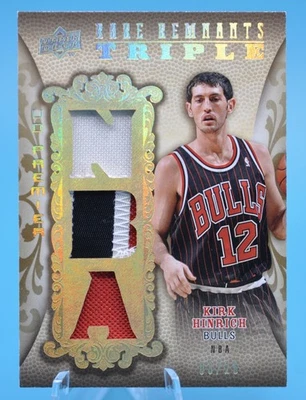 2008-09 UD Premier Kirk Hinrich Rare Remnants Triple Patch /25 Bulls - Image 1 of 2