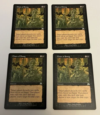Chain of Smog 4 x4 4x Onslaught Playset Magic The Gathering MTG - Image 1 of 2