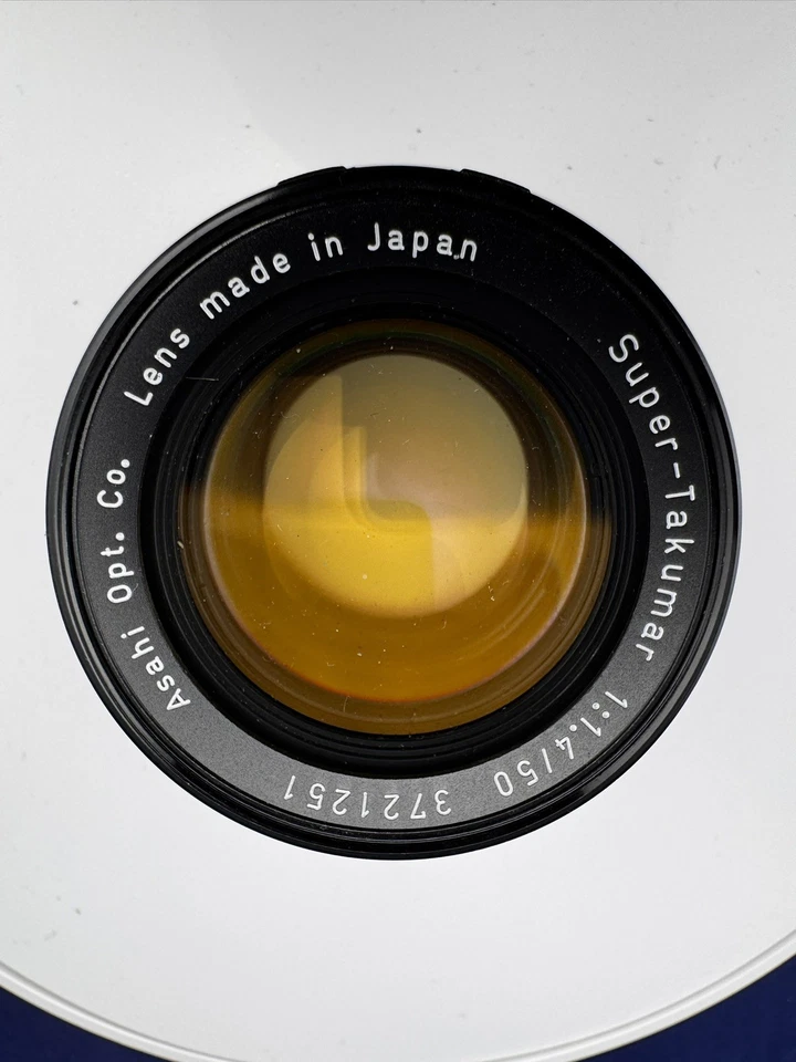 Asahi Pentax Super Takumar 50mm F/1.4 Early 7  Elements M42 Lens  - Image 1 of 2
