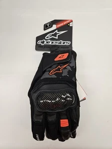 *NEW* Alpinestars SMX-Z DryStar Black/Red Flo Street Glove - Bild 1 von 1