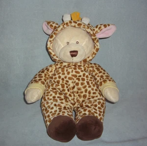 Baby Ganz BEAR PLUSH w/ GIRAFFE COSTUME ~ 15" - Picture 1 of 10