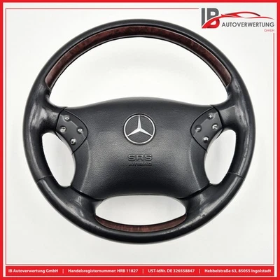 Lenkrad Leder & Holz A2034601003 2034601198 MERCEDES-BENZ W203 S203 MB - Bild 1 von 4