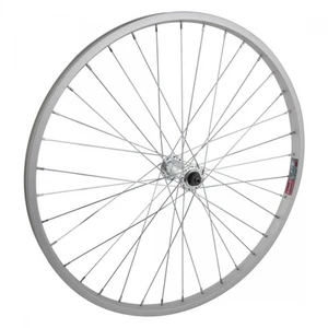 24-Inch Alloy Bicycle Wheel with WEI 519 Rim, W/M AQ-1000 Hub, QR Axle, Silver - Picture 1 of 3