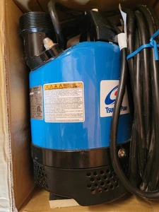 NEW Tsurumi  LB-480-62 Submersible. Pump  W/ 30ft Auto Switch Cord M# TS-301 - Picture 1 of 9