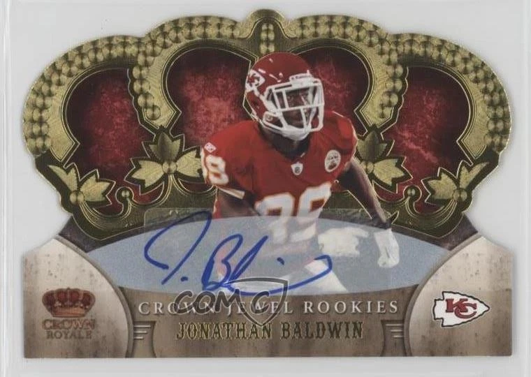2011 Crown Royale Jewel Rookies Gold Signatures /10 Jonathan Baldwin #34 Auto RC - Image 1 of 2