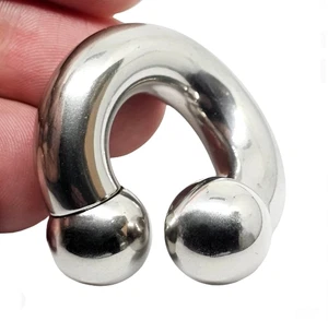 1 00g 1/2 Twister Surgical Steel 316 Internally Threaded Ear Stretch Ring Weight - Picture 1 of 4