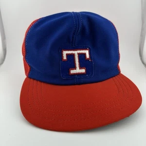 De Colección Gorra Texas Rangers L/XL Colorblock Parche MLB Malla Snapback Gorra EE. UU. 90s 80s - Imagen 1 de 13
