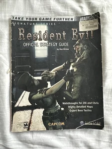 Resident Evil Official Strategy Guide Gamecube Brady Games Cap on no poster - Imagen 1 de 5