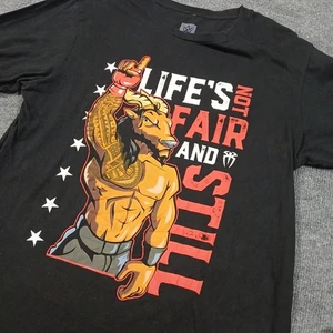 WWE Roman Reigns Life's Not Fair Graphic Wrestling Langarmshirt Gr. L - Bild 1 von 9