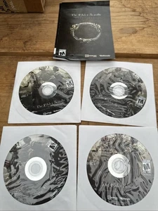 Elder Scrolls Online PC Discs 1–4 + Manual (No Case, Bethesda, 2014) - Picture 1 of 1