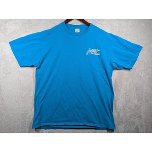 Vintage 90s Freestyle Hawaii Off Road Edition Do It In the Dirt Shirt Blue XL - Picture 1 of 7