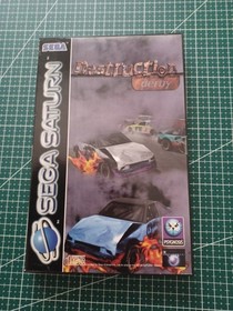 Destruction Derby - Sega Saturn Game In Box w Manual - Great Condition PAL UK