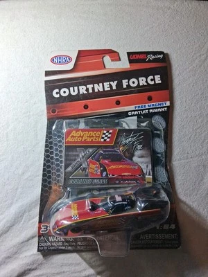 Courtney Force Advance 2018 piezas de automóviles NHRA Lionel diecast 1/64 Foto 1 de 4