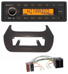Continental 1DIN DAB MP3 AUX USB Autoradio für Citroen Nemo Fiat Fiorino Qubo Pe - Bild 1 von 5