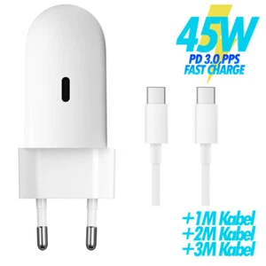 Google Pixel 9 9a 9 Pro XL 45W USB-C-Ladegerät Schnellladegerät Usb C Adapter - Bild 1 von 11