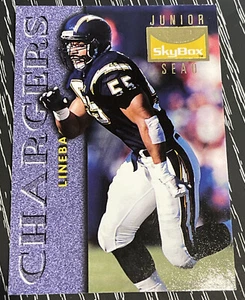 1995 SkyBox Premium Football Card #116 Junior Seau - Picture 1 of 2