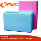 MATTONCINI YOGA IN SCHIUMA 2 BLOCCHI X ESERCIZIO FITNESS CASA PILATES MATTONELLA