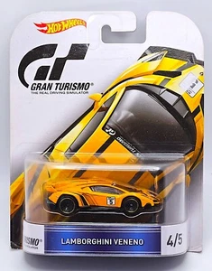 Hot Wheels Lamborghini Veneno Yellow 5 GranTurismo Premium RealRiders - Picture 1 of 22