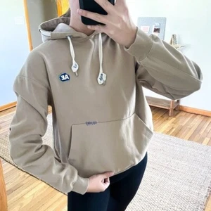 ADER error Cream Graphic Designer Streetwear Casual Hooded Sweatshirt 3 A1 - Picture 1 of 10