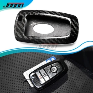 Para Ford F150 F-150 2017 2018+ llave remota coche estuche cubierta de fibra de carbono - Imagen 1 de 9