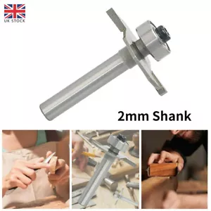 2mm Slot Cutter Bit T Trim Router DIY Woodworking Tool for Electric Drill - Picture 1 of 11