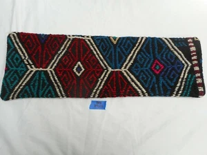 Unique Kilim Pillow Cover 7x23" Case from Kilim Rug Hidden Zipper Amazing Work - Picture 1 of 7