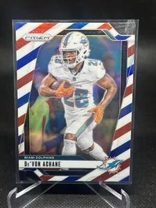 2024 Panini Prizm - Red White & Blue Prizm #176 De'Von Achane - Picture 1 of 2