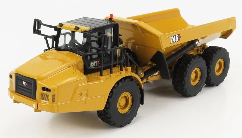 MODELLINO CAMION CANTIERE STATICO CATERPILLAR CAT745 CASSONE RIBALTABILE 1/64 - Immagine 1 di 4