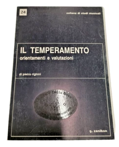 Pietro Righini Il Temperamento Orientamenti e Valutazioni Teoria Musicale 1989 - Zdjęcie 1 z 10