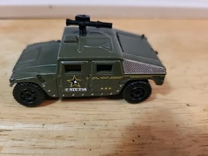 1994 MATCHBOX HUMMER UNIT 256 GREEN 1:70 DIECAST 2 5/8" ARMY GUNNER TRUNK OPENS - Picture 1 of 4