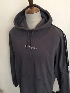 CHAMPION HOODED SWEAT SHIRT TOP SIZE XXL GREY - Picture 1 of 2