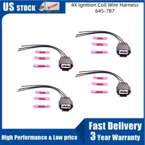 4x conectores de bobina de encendido enchufe arnés de cableado 645-787 para Nissan Altima Máxima - Imagen 1 de 8