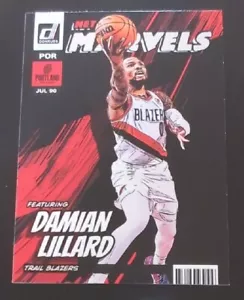 π2022-23 Damian Lillard Panini Donruss Net Marvels Insert 15 Blazers PG Card NM - Picture 1 of 2