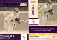 Aaron Nola 2015 Panini Contenders Baseball Card 19  LSU Tigers