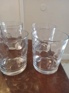 Reduced! VINTAGE Pasabahce Drinking Glass Old Fashion 12 oz. 4-PC Set Turkey - Picture 1 of 5