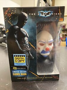 THE DARK KNIGHT 2 DVDs Blu-Ray  Collector’s Edition & Clown Mask New Batman HH