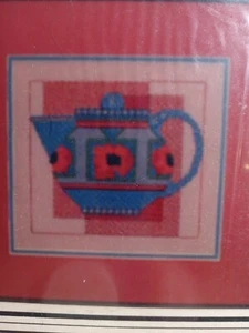 Teapot Needlepoint Instructions For "Poppy Teapot" by Rainbow Gallery - Picture 1 of 2