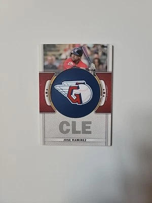 2023 Topps Baseball Series One Jose Ramirez Team Logo Relic SD4910 - Image 1 of 2