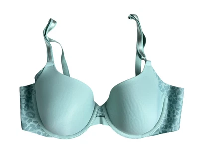 Warners 绿色 RB5781A 腋下平滑钢圈护理 T 恤文胸 36B — 第 1/4 张图片