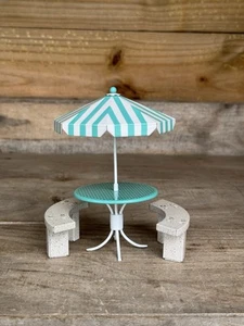 Vintage Hallmark Kiddie Car Classics Collection Table and Benches - Picture 1 of 13