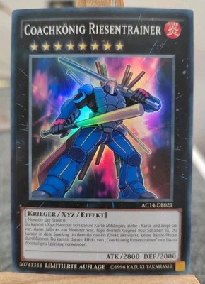 COACHKÖNIG RIESENTRAINER - AC14-DE021 Super Rare /Near Mint LIM.  - Bild 1 von 2