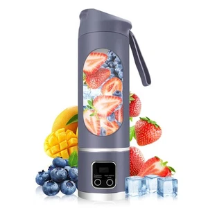 Portable Personal Electric USB Juicer，500ML Mini Blender Portable Blender For... - Picture 1 of 8